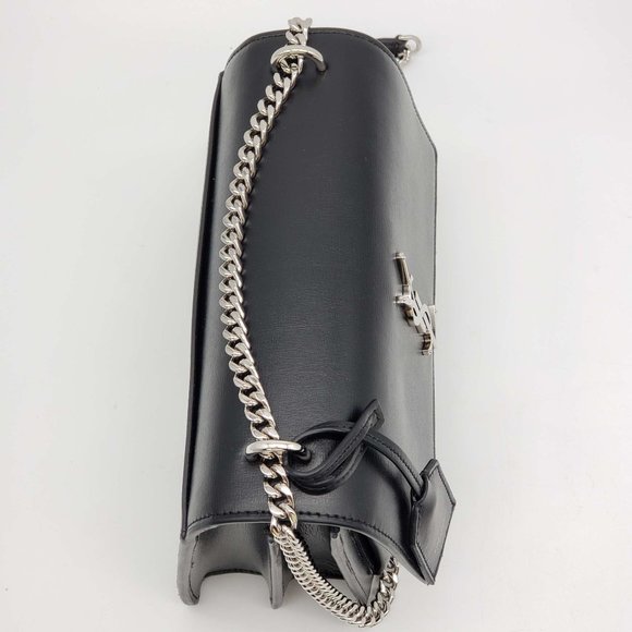 100% Authentic YSL Yves Saint Laurent Sunset Medium Leather Shoulder Bag - Picture 6 of 16